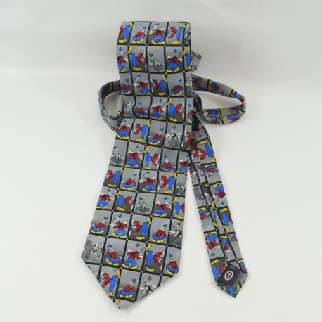 Dingo DISNEY Krawatte Grau Mann Mickey Unlimited 100% Polyester