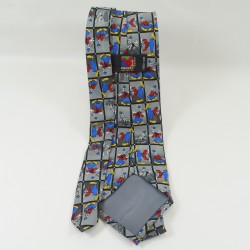Dingo DISNEY Krawatte Grau Mann Mickey Unlimited 100% Polyester