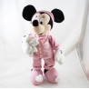 Peluche Minnie DISNEYLAND PARIS pink teddy bear pyjama 45 cm