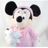 Peluche Minnie DISNEYLAND PARIS rosa oso de peluche pijama 45 cm