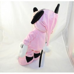 Peluche Minnie DISNEYLAND PARIS pigiama orsacchiotto rosa 45 cm