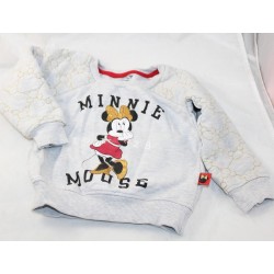 Sweat Minnie DISNEY Baby Minnie Mouse 1928 grey 12-18 months