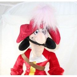 Peluche Capitaine Crochet DISNEY STORE Peter Pan méchant Disney 54 cm
