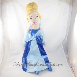 Puppe Plüsch Aschenputtel DISNEYLAND PARIS Blaues Kleid Cinderella Disney 56 cm