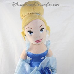 Poupée peluche Cendrillon DISNEYLAND PARIS robe bleue Cinderella Disney 56 cm
