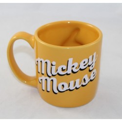 Taza de alivio Mickey Mouse DISNEY STORE caché amarilla 10 cm