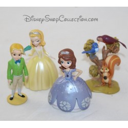 Lot de 4 figurines DISNEY STORE Princesse Sofia pvc 7 cm