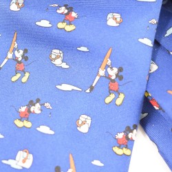 Cravate Mickey Mouse DISNEY peinture pinceau bleu homme Mickey Unlimited