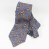 Cravate Mickey Mouse DISNEYLAND PARIS bleu fleuris homme 100% soie