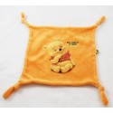 Doudou flat Winnie the orange square DISNEY Pooh Cub Baby Pooh Is So Sweet