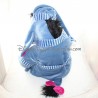Grande peluche Bourriquet NICOTOY Disney abito abito blu viola seduto 45 cm