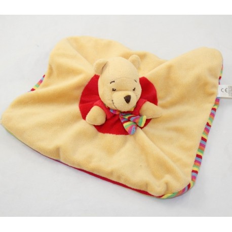 Security blanket Pooh DISNEY BABY striped scarf bee puppet 23 cm dish