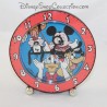 Mickey clock and his friends DISNEY round grimaces 15 cm