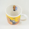 Mug Pocahontas DISNEY yellow ceramic cup John Smith 8 cm