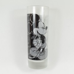 Top-Glas Mickey DISNEYLAND RESORT PARIS Schwarz und Weiß 17 cm