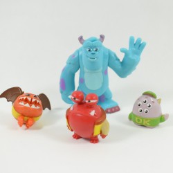 Monsterfiguren und Firma DISNEY PIXAR mit 4 Playset-Figuren