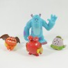 Monster Figures and DISNEY PIXAR Company batch of 4 playset figurines