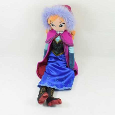 Bambola peluche Anna DISNEYPARKS la Regina della neve congelata Disney 52cm 