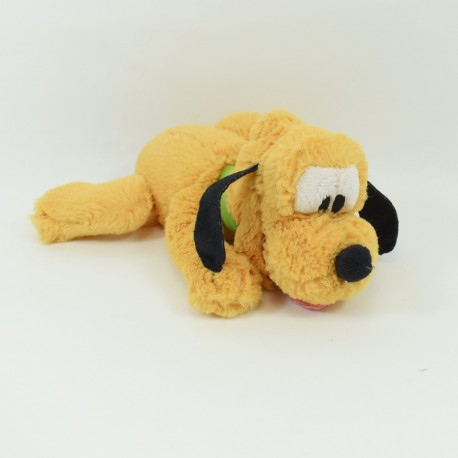 Peluche Pluto DISNEY STORE allongé 30 cm chien de Mickey 