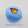 Winnie round coin holder the blue plush disney pooh padded 10 cm