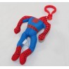 Porte clés peluche Spiderman PLAY BY PLAY Marvel l'homme araignée rouge bleu 15 cm