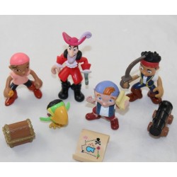 Set of Jack figurines and DISNEY JUNIOR pirates with accessories
