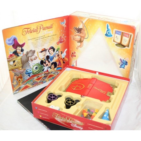 Trivial Puisuit edition Disney PARKER gioco da tavolo rosso 1200 domande / risposte