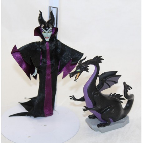 Disney STORE Mini Doll e Dragon Mini Evil Doll Set