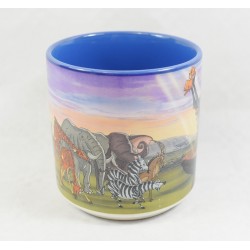 Mug Le Roi lion DISNEY STORE mug scène Mufasa Sarabi Simba et Rafiki 10 cm
