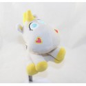 Peluche Bouton d'or licorne DISNEY PIXAR Toy Story 3 blanc jaune 18 cm