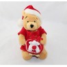Peluche Winnie l'ourson DISNEY STORE Noël hotte avec renne Pooh 23 cm