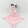 Doudou handkerchief Minnie DISNEY BABY pink sheep moon 33 cm