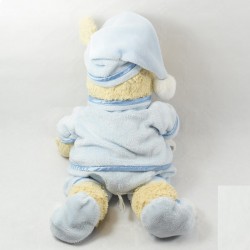 Winnie cucciolo orso DISNEY STORE pigiama blu fazzoletto cresta 38 cm