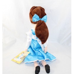 Hermosa DISNEY STORE felpa muñeca belleza y el vestido azul bestia 47 cm