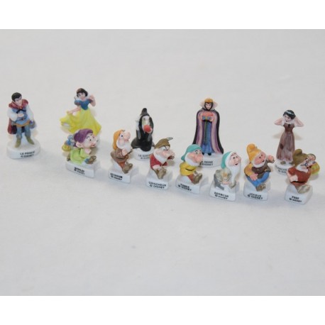 Disney Snow White Bean Set 12 fagioli serie completa mat Disney Snow White Bean Set 12 fagioli serie completa mat