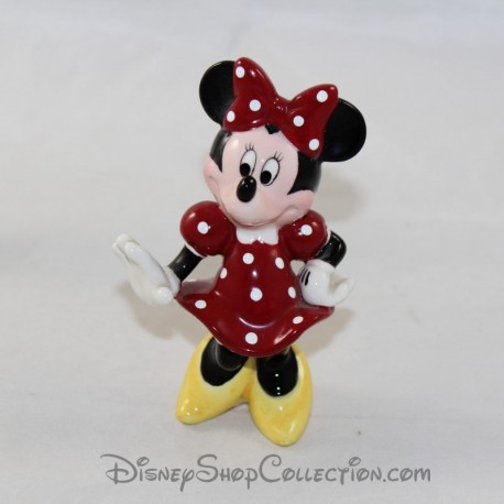 Keramik Figur Minnie DISNEY rotes Kleid 10 cm