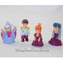 Lot of 4 figurines DISNEY Cinderella playset pvc 6 cm