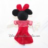 Peluche Minnie DISNEYLAND PARIS vestido rojo de noche disney 27 cm