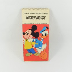 Vintage Mickey Mouse Calendar WALT DISNEY PRODUCTIONS 1972 LYS-B cartoline vintage