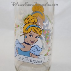 Wasserflasche aus Glas DISNEY Aschenputtel Prinzessin 32 cm