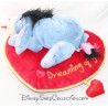 Donkey Bourriquet DISNEY STORE San Valentín Soñando con usted cojín de corazón 34 cm