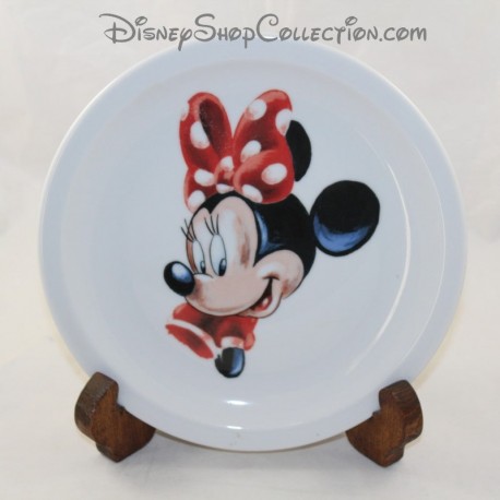 Keramik-Teller DISNEYLAND PARIS Minnie Mouse Disney-Zeichnung 21 cm