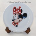 CERAMIC plate DISNEYLAND PARIS Minnie Mouse drawing Disney 21 cm