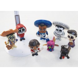 Set of 8 figurines Coco DISNEY PIXAR Miguel Dante Imelda Ernesto