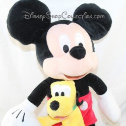 Peluche Mickey et Pluto NICOTOY Disney Mickey classique 45 cm
