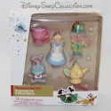 Minis Sketchbook ornaments DISNEY STORE Alice in Wonderland Christmas decoration 5 figurines