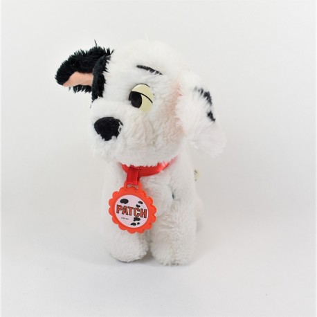 Peluche Patch chien DISNEY Mattel Les 101 dalmatiens vintage collier os  18 cm