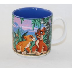 Mug scéne Le Roi lion DISNEY STORE tasse Kiara Kovu céramique 10 cm