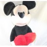 Peluche Mickey DISNEY Play by Play coeur rouge Love St Valentin 45 cm