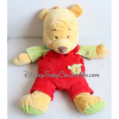 Winnie the Pooh's footit DISNEY row pyjamas overalls red 55 cm